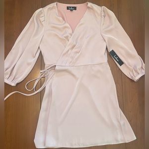 NEW Lulus Wrap Mini Dress
